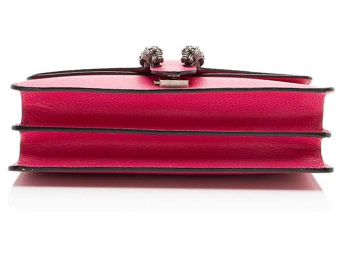 Bolsa de Ombro Dionysus Medium em Couro e Cristais Gucci Rosa - vista 4