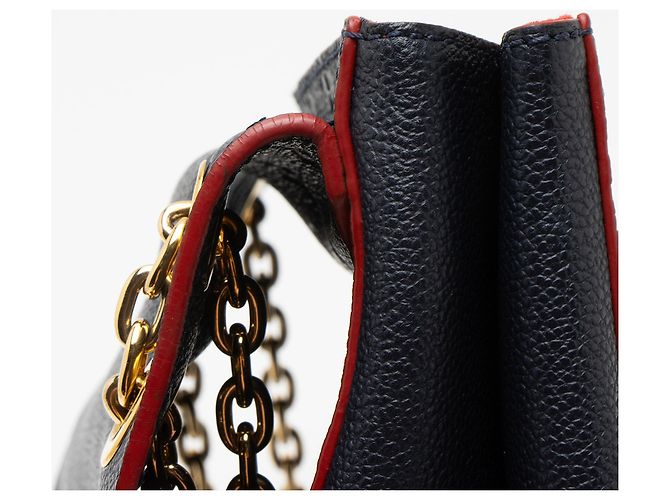 Bolso de hombro Louis Vuitton Monogram Empreinte Vavin PM Azul - vista 10