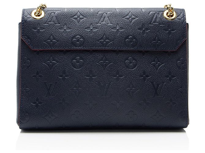 Bolso de hombro Louis Vuitton Monogram Empreinte Vavin PM Azul - vista 3