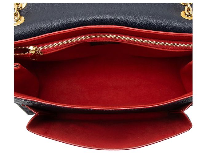 Bolso de hombro Louis Vuitton Monogram Empreinte Vavin PM Azul - vista 7