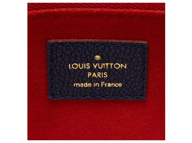 Bolso de hombro Louis Vuitton Monogram Empreinte Vavin PM Azul - vista 8