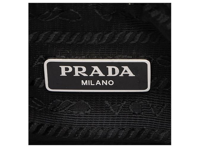 Prada Tessuto Re-Edition 2005 Crossbody Negro - vista 8