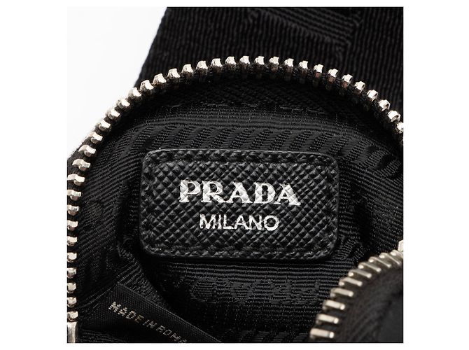 Prada Tessuto Re-Edition 2005 Crossbody Negro - vista 9