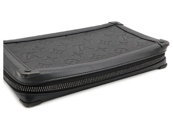 Clutch Soft Trunk Louis Vuitton Negro - vista 6