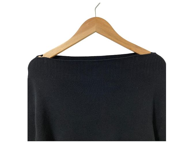 Autre Marque Deuxieme Classe off shoulder pullover knit Black - view 3