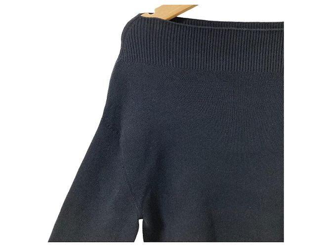 Autre Marque Deuxieme Classe off shoulder pullover knit Black - view 4