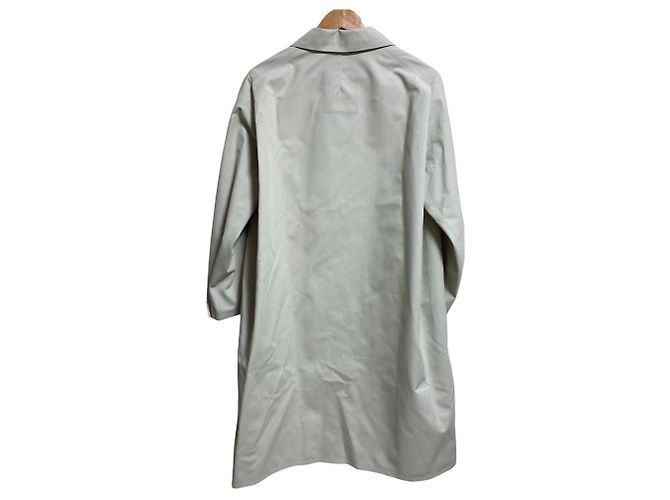 Autre Marque OVERCOAT Stand Collar Coat White Eggshell - view 2