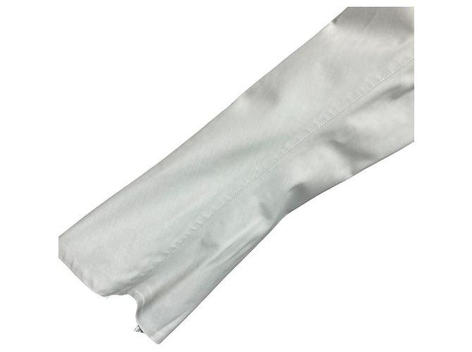 Autre Marque OVERCOAT Stand Collar Coat White Eggshell - view 3