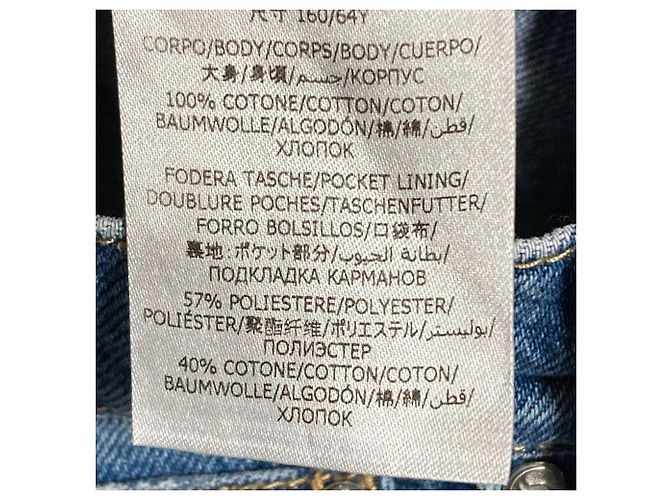 Stella Mc Cartney Pantalones vaqueros cortos Destroyed Stella McCartney Azul - vista 10