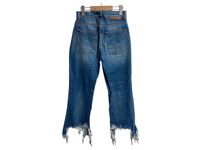 Stella Mc Cartney Pantalones vaqueros cortos Destroyed Stella McCartney Azul - vista 2
