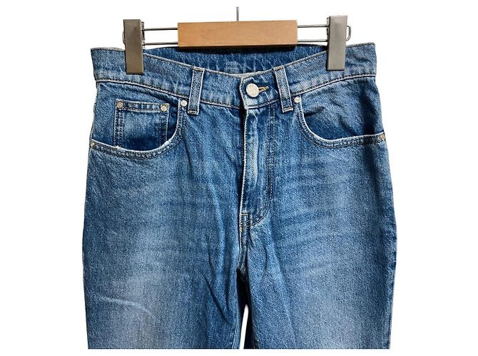 Stella Mc Cartney Pantalones vaqueros cortos Destroyed Stella McCartney Azul - vista 3