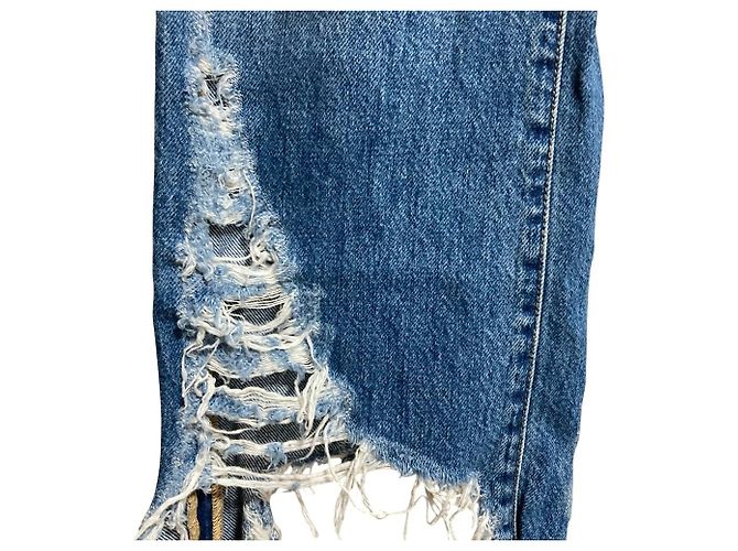 Stella Mc Cartney Pantalones vaqueros cortos Destroyed Stella McCartney Azul - vista 5