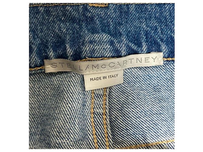 Stella Mc Cartney Pantalones vaqueros cortos Destroyed Stella McCartney Azul - vista 8