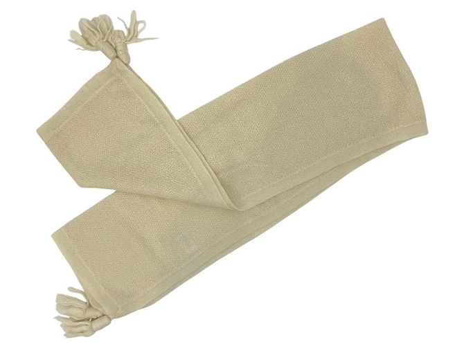 Autre Marque J&M Davidson Mohair Strickschal Weiß - Ansicht 3