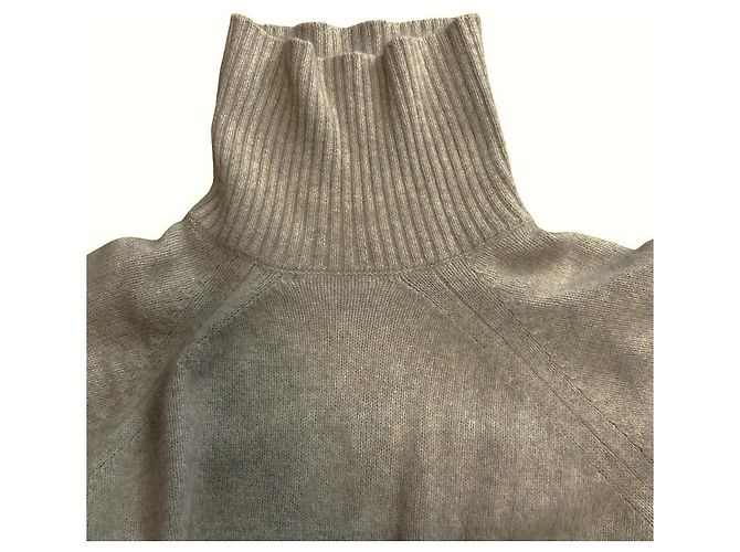 Autre Marque EMMEL REFINES Turtleneck Knit Sweater Brown - view 3