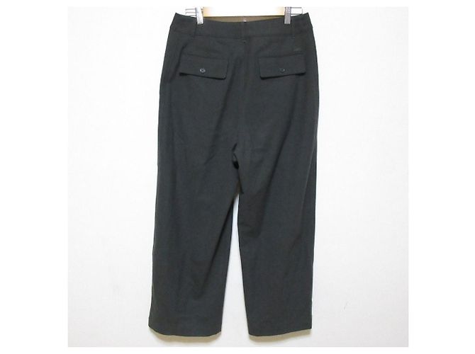 Autre Marque Pantaloni larghi in twill stretch Lacoste Verde - vista 2