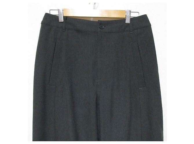 Autre Marque Pantaloni larghi in twill stretch Lacoste Verde - vista 6