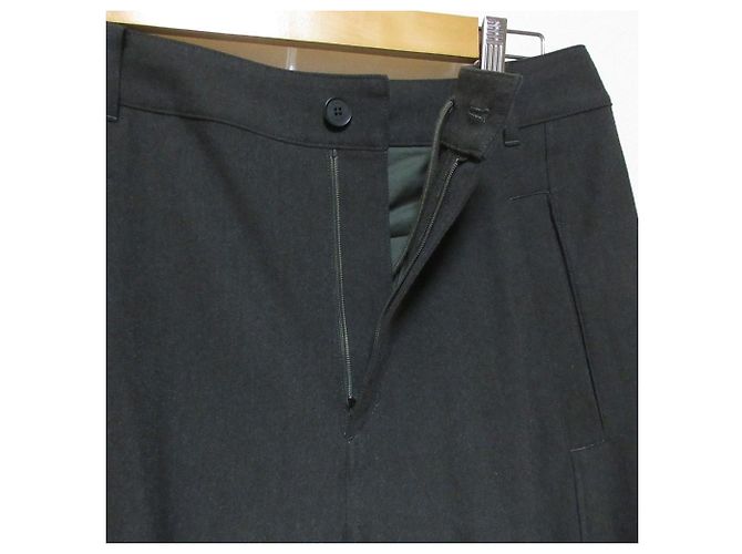 Autre Marque Pantaloni larghi in twill stretch Lacoste Verde - vista 8