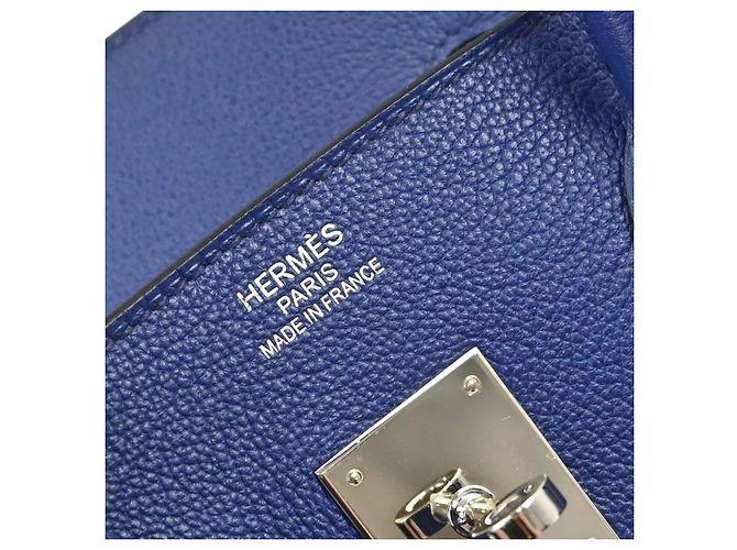 Hermès Hermes Birkin Blue Togo con Hardware Palladium 35 Azul - vista 4