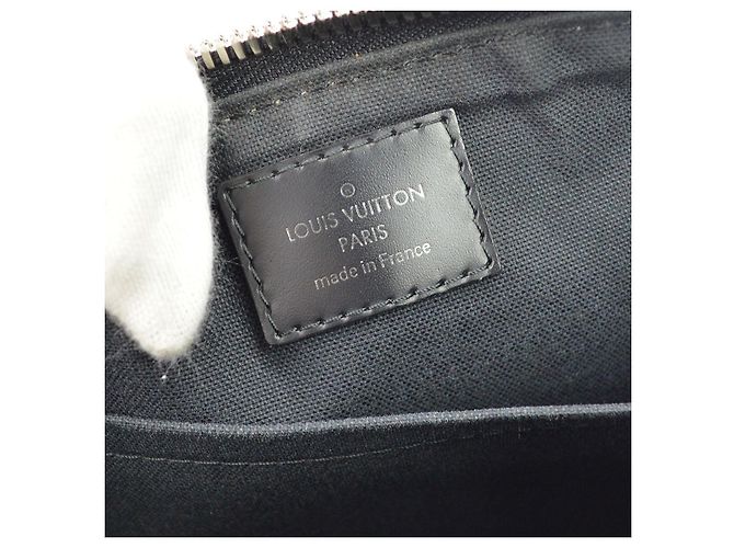 Louis Vuitton Mick Messenger Damier Graphite PM Preto - vista 4