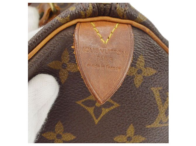 Louis Vuitton Speedy Monogram Canvas 25 Marrone - vista 7