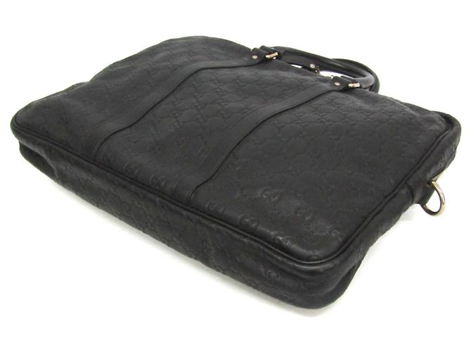 Gucci Convertible Guccissima Leather Large Nero - vista 2
