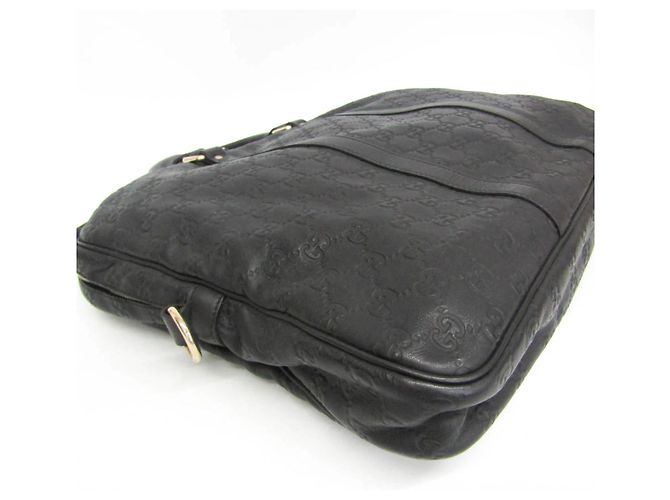Gucci Convertible Guccissima Leather Large Nero - vista 7