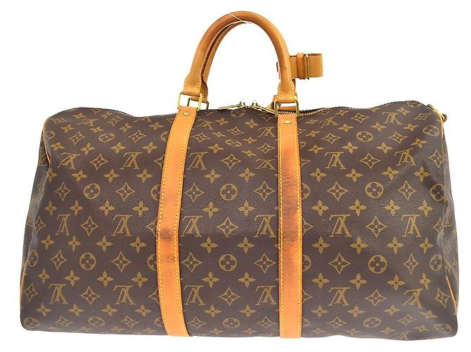 Louis Vuitton Keepall Bandouliere Monogram Canvas 50 Marron - vue 2