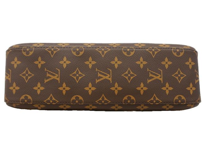 Sac à épaule Louis Vuitton Monogram Slouchy PM Marron - vue 3