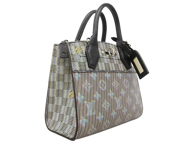 Bolsa de mão Louis Vuitton Monogram LV Pop City Steamer MINI Azul - vista 2