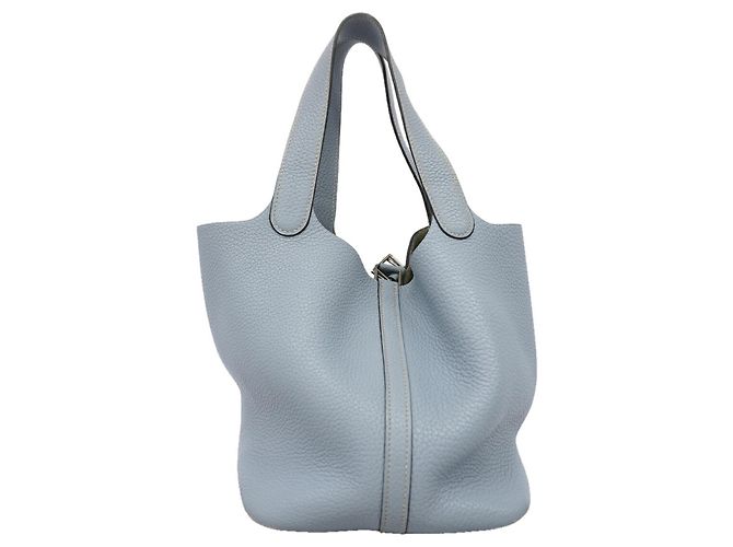 Hermès Hermes Picotin Lock MM Handtasche Blau - Ansicht 8