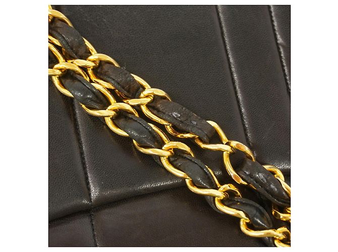 Borsa a tracolla Chanel Mademoiselle Nero - vista 8