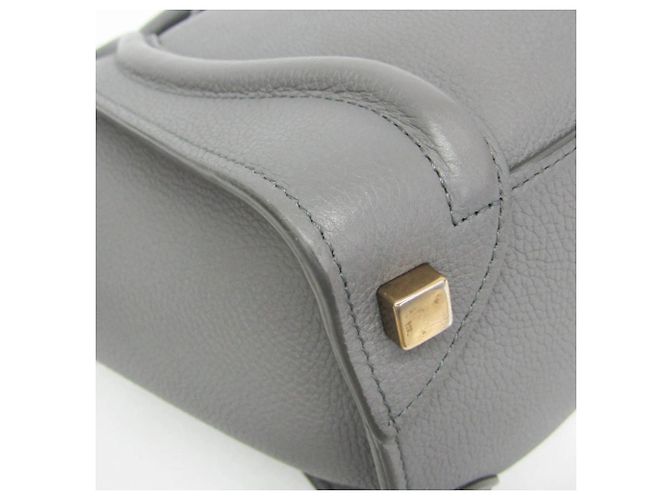 Céline Celine Luggage Smooth Leather Micro Brown - view 7