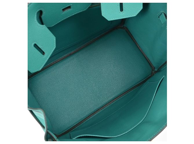 Hermès Hermes Birkin Green Epsom mit Gold Hardware 30 Grün - Ansicht 3
