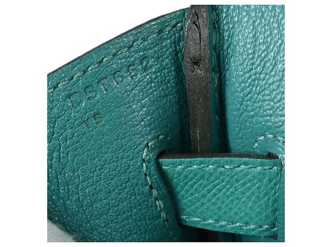 Hermès Hermes Birkin Green Epsom mit Gold Hardware 30 Grün - Ansicht 5