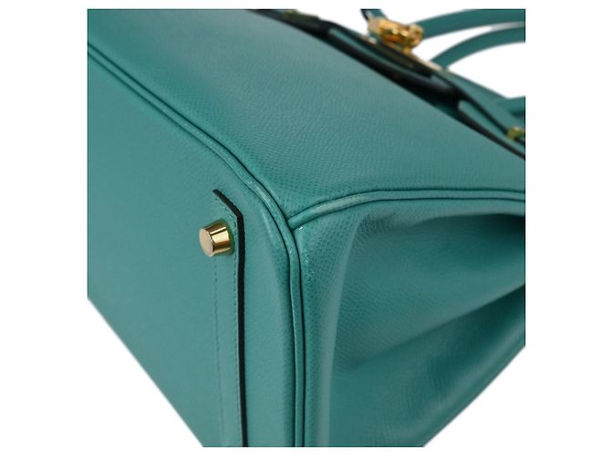 Hermès Hermes Birkin Green Epsom mit Gold Hardware 30 Grün - Ansicht 7