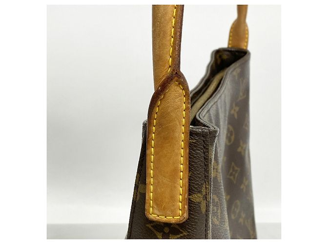 Louis Vuitton Monogram Looping GM Shoulder Bag Brown - view 10