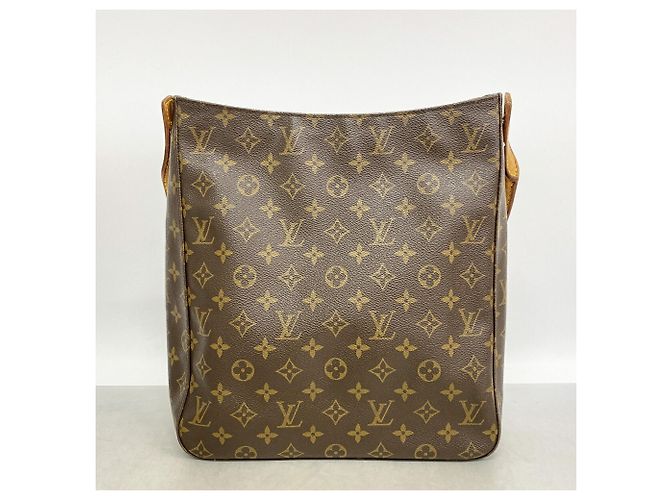 Louis Vuitton Monogram Looping GM Shoulder Bag Brown - view 11