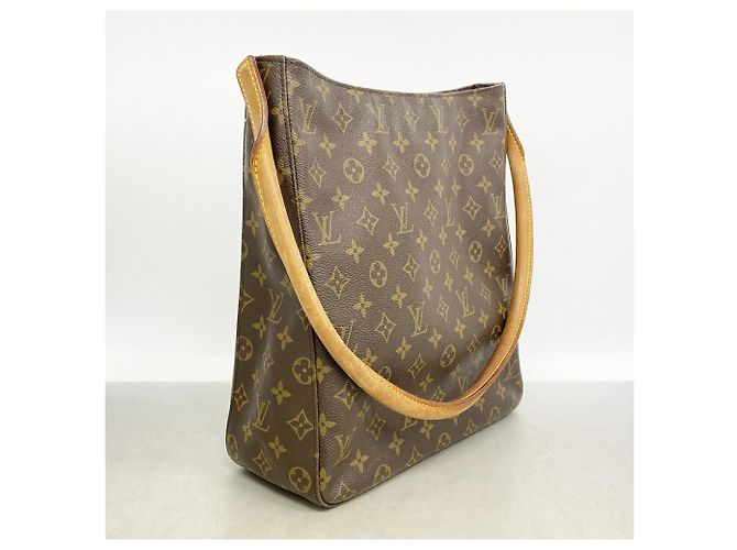 Louis Vuitton Monogram Looping GM Shoulder Bag Brown - view 2