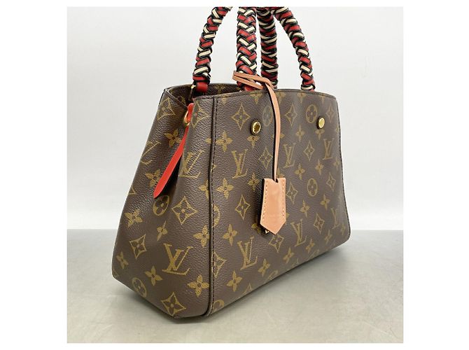 Sac à main Louis Vuitton Monogram Montaigne BB Marron - vue 2