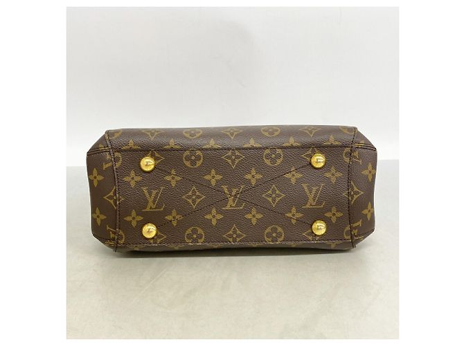 Sac à main Louis Vuitton Monogram Montaigne BB Marron - vue 3