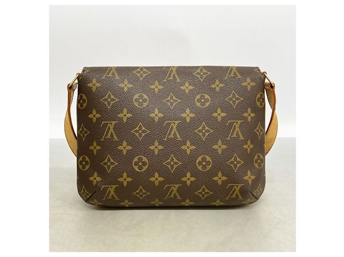 Bolsa de Ombro Louis Vuitton Monogram Musette Tango Marrom - vista 10