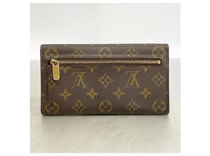 Louis Vuitton Cartera Larga Tri-fold Monogram Eugenie Castaño - vista 12