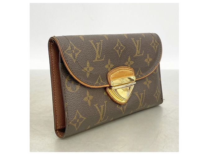 Louis Vuitton Cartera Larga Tri-fold Monogram Eugenie Castaño - vista 2