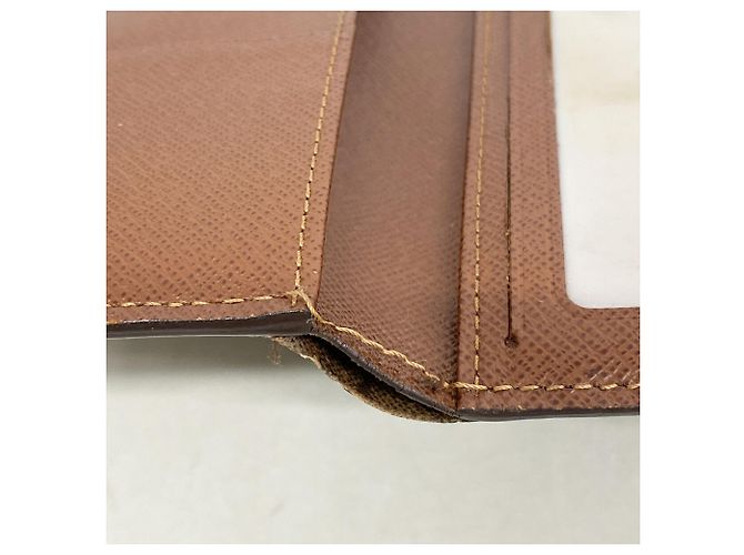 Louis Vuitton Cartera Larga Tri-fold Monogram Eugenie Castaño - vista 8