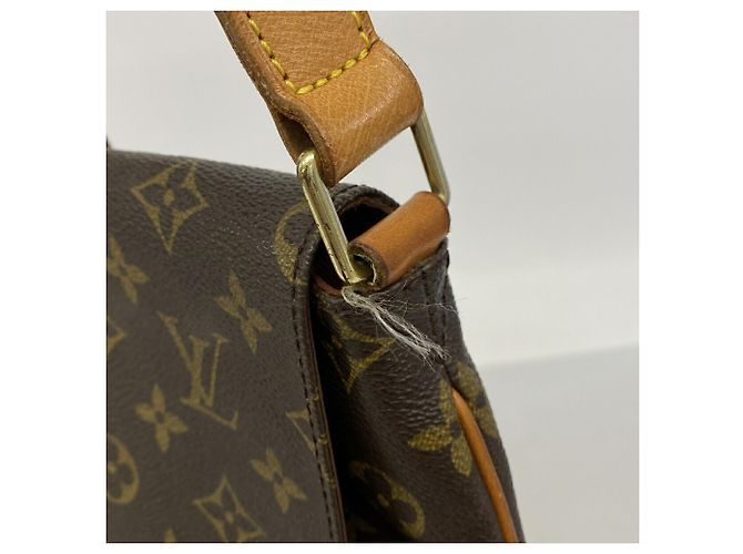 Bolsa de Ombro Louis Vuitton Monogram Musette Marrom - vista 8