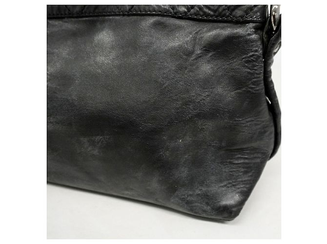 Bolso de hombro Chanel 2.55 Matelassé Negro - vista 11