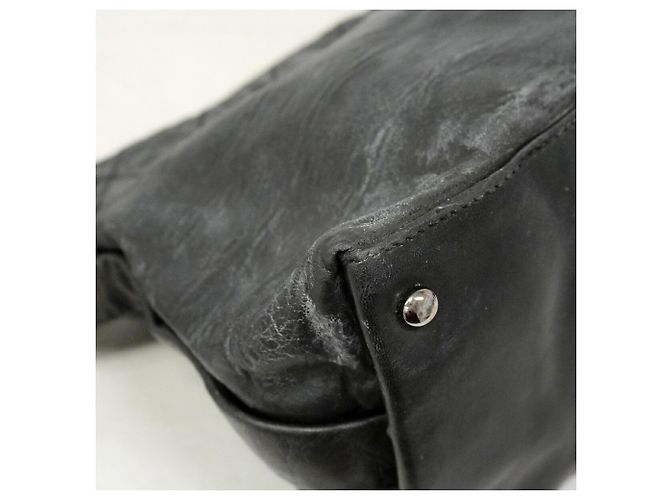 Bolso de hombro Chanel 2.55 Matelassé Negro - vista 6
