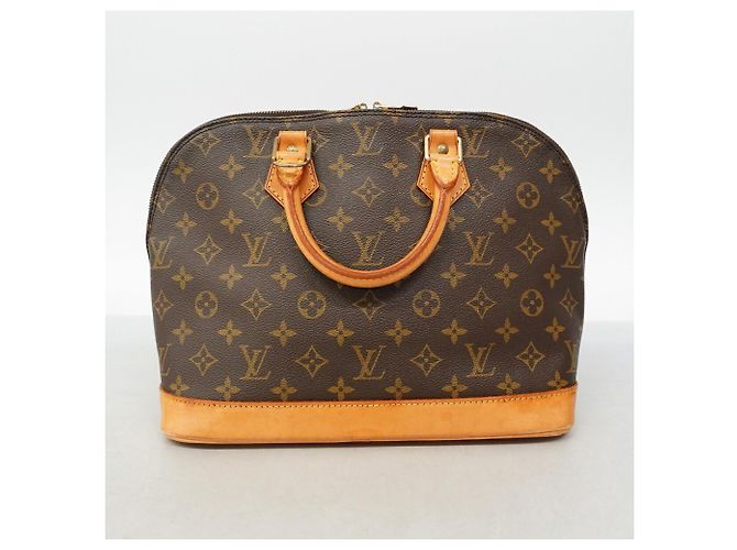 Louis Vuitton Alma Monogram Handtasche M51130 Braun - Ansicht 11