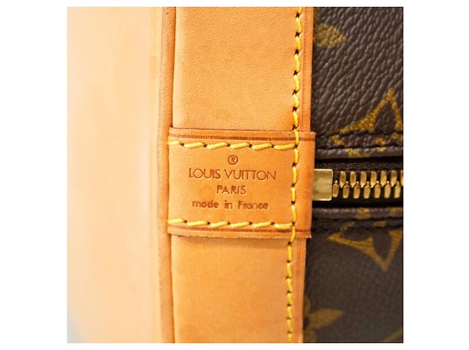 Louis Vuitton Alma Monogram Handtasche M51130 Braun - Ansicht 5